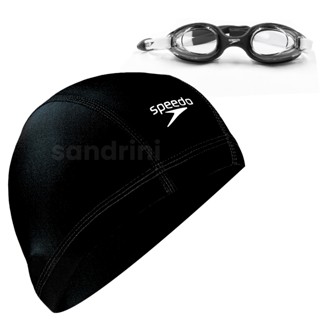 Kit Touca Xrafit Crianças + Óculos Natação Infantil Junior Speedo