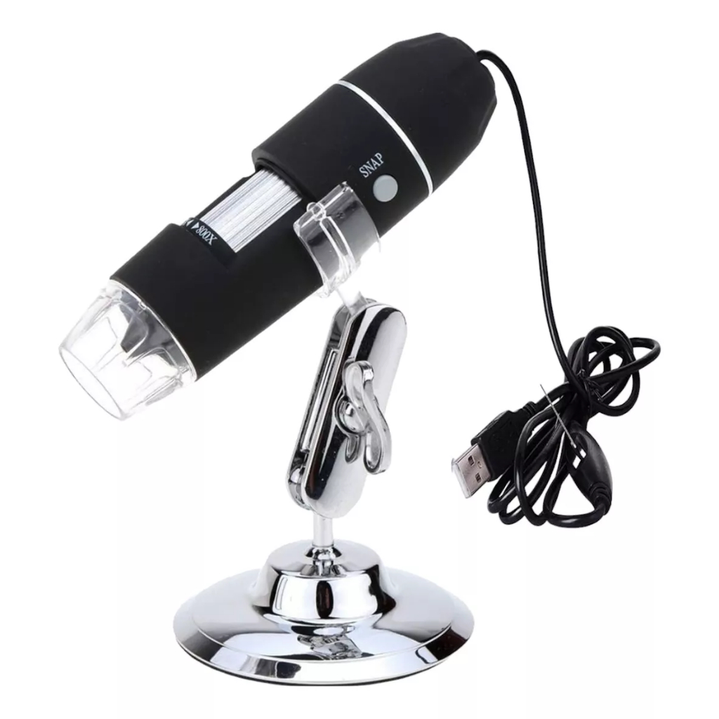 Microscópio Digital Usb Zoom 1600x CAM 2.0 Mp Profissional em Oferta na Shopee