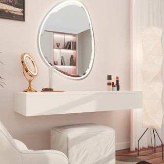 Penteadeira Com Gaveta 100CM Console Camarim Com Corrediças Metalicas