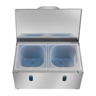 Condimentadora Pizzarola Profissional 2 Cubas Refrigerada em Oferta na Shopee