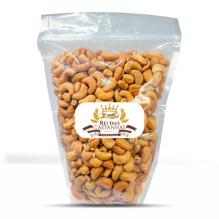 Castanha De Caju Torrada Com SAL [INTEIRA W1] - 1KG [COM ATM] - Rei Das Castanhas