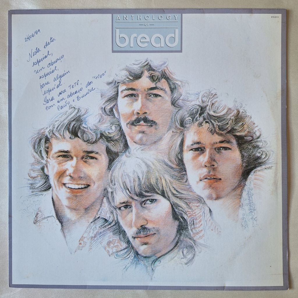DISCO DE VINIL LP - BREAD – ANTHOLOGY OF BREAD (1988)