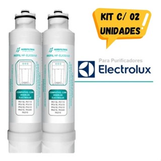 Kit 2 Refil Vela Filtro Purificador Compatível Electrolux PE11X, PE11B, PA21G, PA26G, PA31G, PC41B, PC41X, PH41B, PH41X, Pappca40