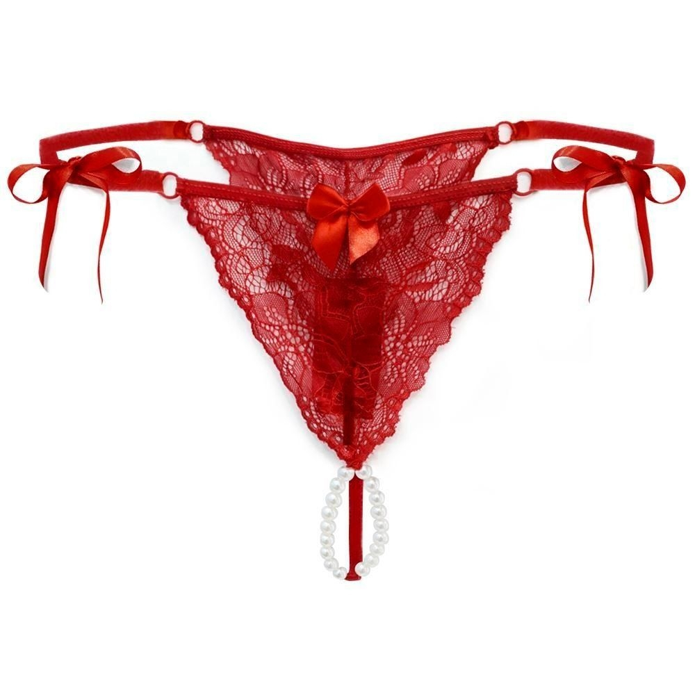 Calcinha Tailandesa Pérola Sensual Sexy Lingerie Rendada - SEX SHOP