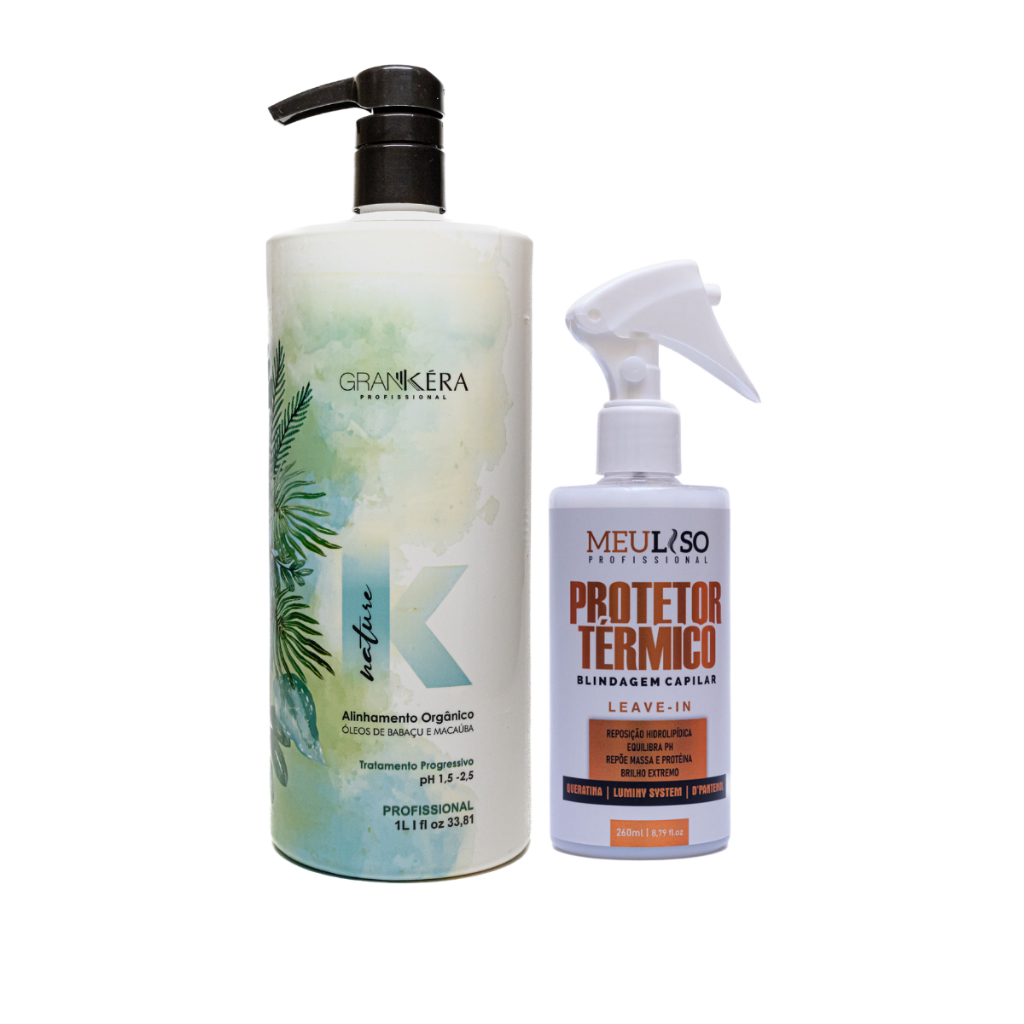 KIT PROGRESSIVA ORGANICA SEM FORMOL NATURE K GRANKERA 1L