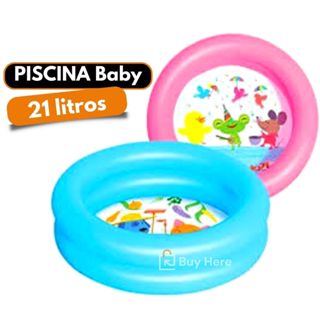 Piscina Infantil 21 Litros Inflável Vinil Criança Praia em Oferta na Shopee