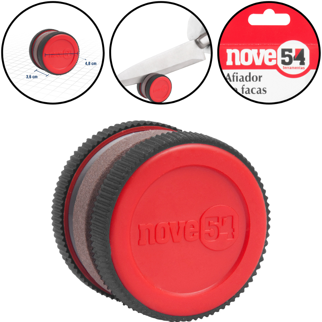 Amolador De Faca De Rolo Com Pedra Profissional em Oferta na Shopee