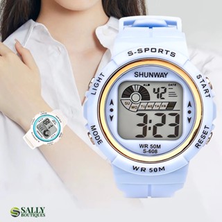 Relogio Feminino Lindos Original A Prova D Água Digital Led Esportivo Cronômetro Original S-608