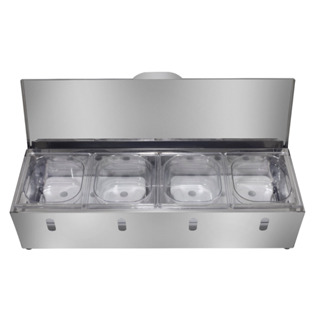 Condimentadora Pizzarola Profissional 4 Cubas Refrigerada em Oferta na Shopee