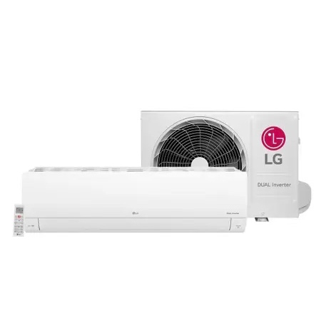 Ar Condicionado Split Hi Wall Inverter LG Dual Compact R-32 9000 BTU/h Frio S3NQ09AAQAL.EB2GAMZ - 220 Volts