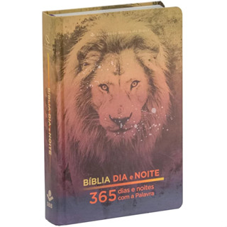 Bíblia 365 Dia e Noite | NAA | Letra Normal | Capa Dura Leão