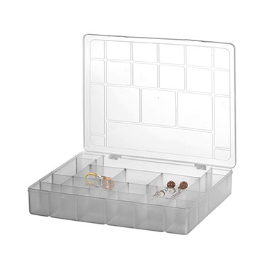 Kit Caixas Organizadoras Com 20 Divisórias Para Pesca Jóias Parafusos