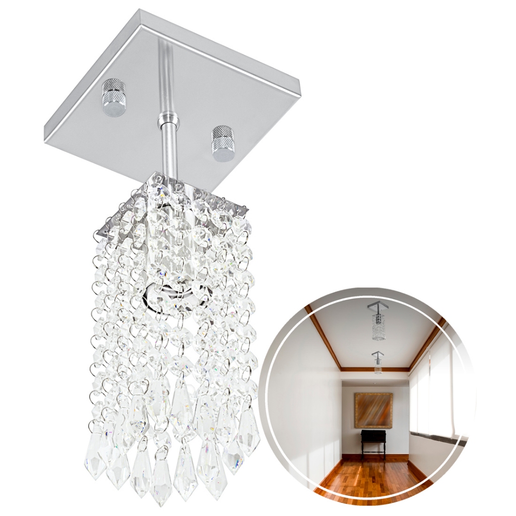 Lustre Clearcrillic Cristal Acrilico Quadrado Perfeito