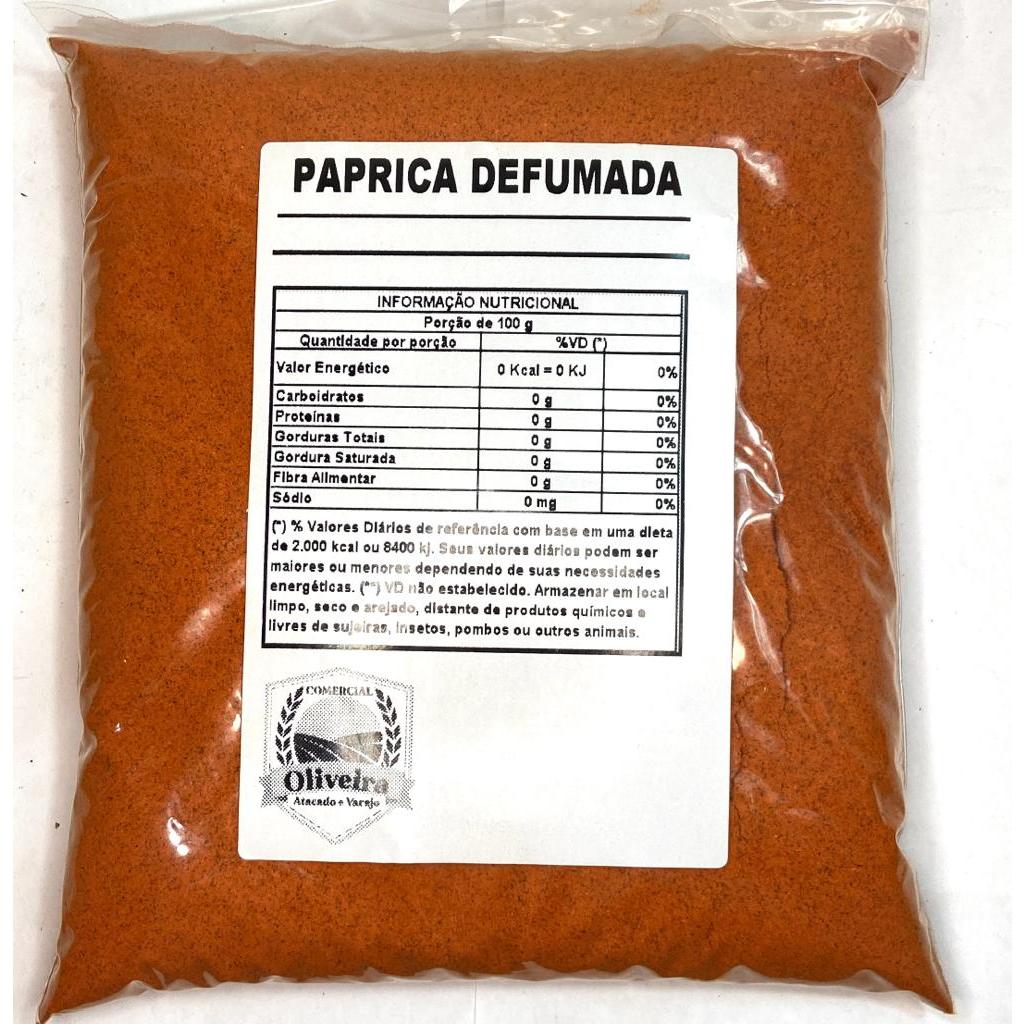 Páprica defumada 500gr granel