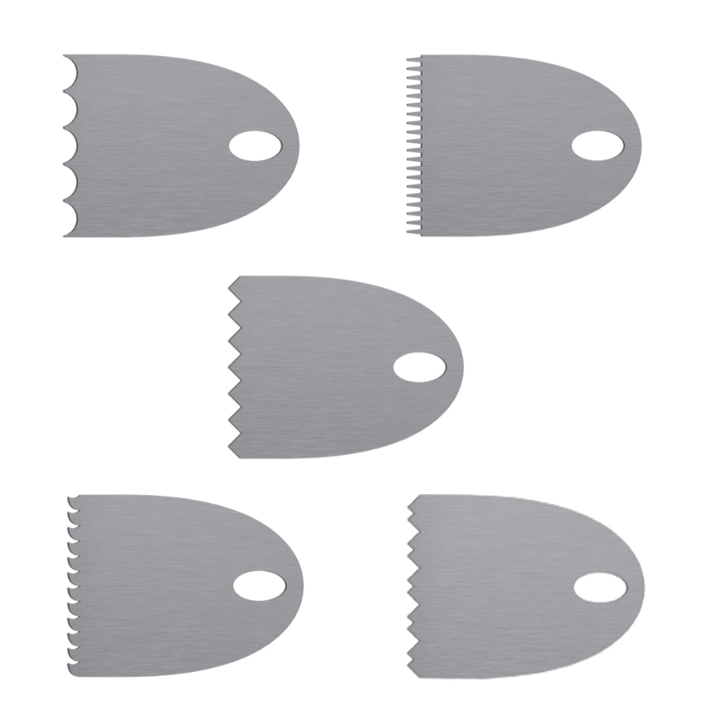 Mini Espátulas Para Acabamento De Bolo Em Inox 5 Peças em Oferta na Shopee