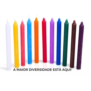 Vela Palito Kit com 1kg ( 30 velas ) Parafina Pura - Promoção - Lançamento em Oferta na Shopee