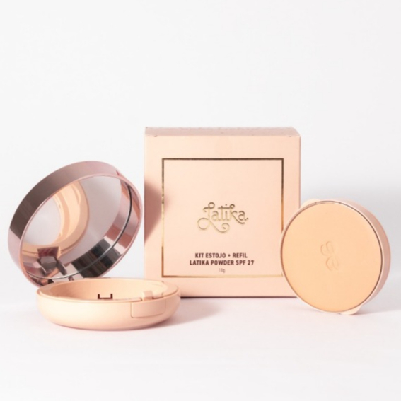 Pó Compacto Powder FPS 30 - Latika em Oferta na Shopee