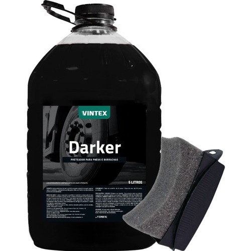 Darker 5L Vintex Pneu Pretinho Revitalizador Aplicador Detailer em Oferta na Shopee