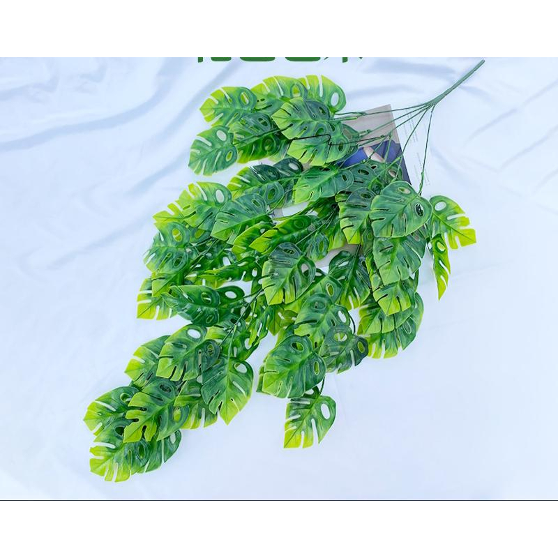 Planta Costela de Adao Pendurada Verde Artificial Parede Varanda p/ Decoracao Casamento Arranjos Decorar Festas FL6699 em Oferta na Shopee