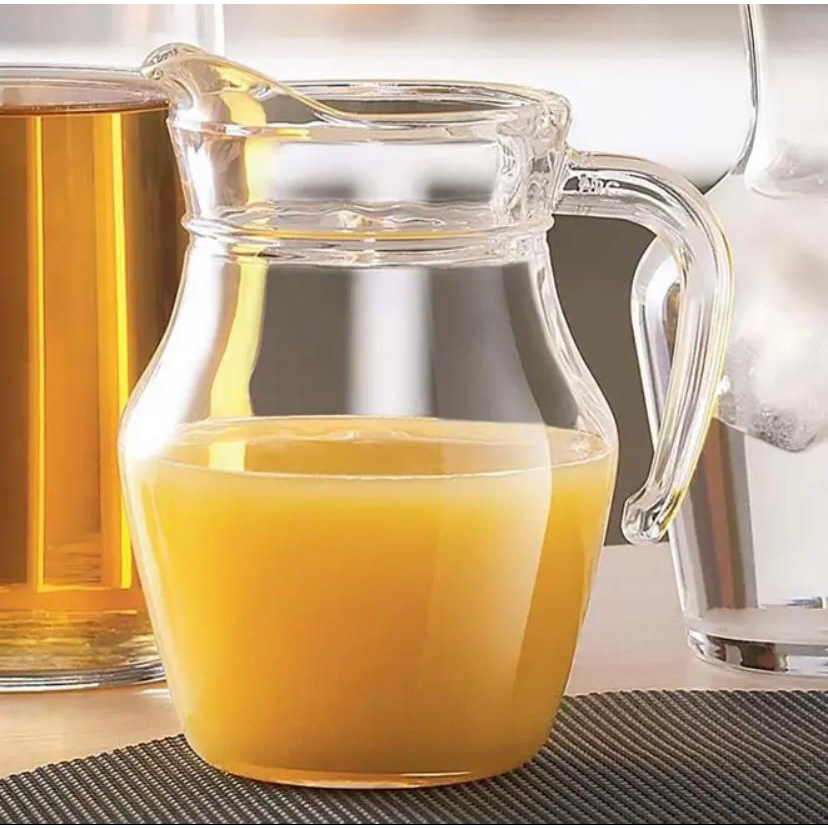 Jarra de Vidro Suco Individual 750ML Resistente em Oferta na Shopee