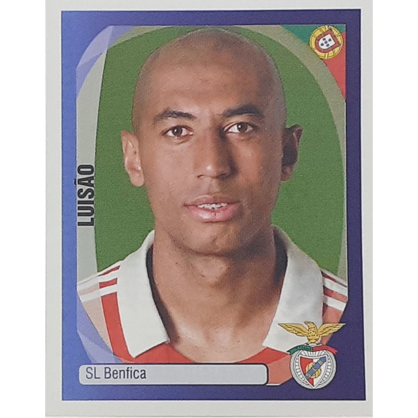 FIGURINHA ORIGINAL NUNCA COLADA LUISÃO SL BENFICA CHAMPIONS 2007-08 Nr 62 PANINI ITALIA