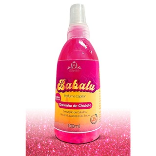 Perfume Capilar Babalu Tuti Fruti 100 ml com Perfume de Tuti Fruti para Todos os tipos de Cabelos Beleza da Mulher Cosmético Hidratante