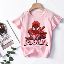 Camiseta Boys and Girls 'Spiderman meninos e meninas Adulto Juvenil e Infantil