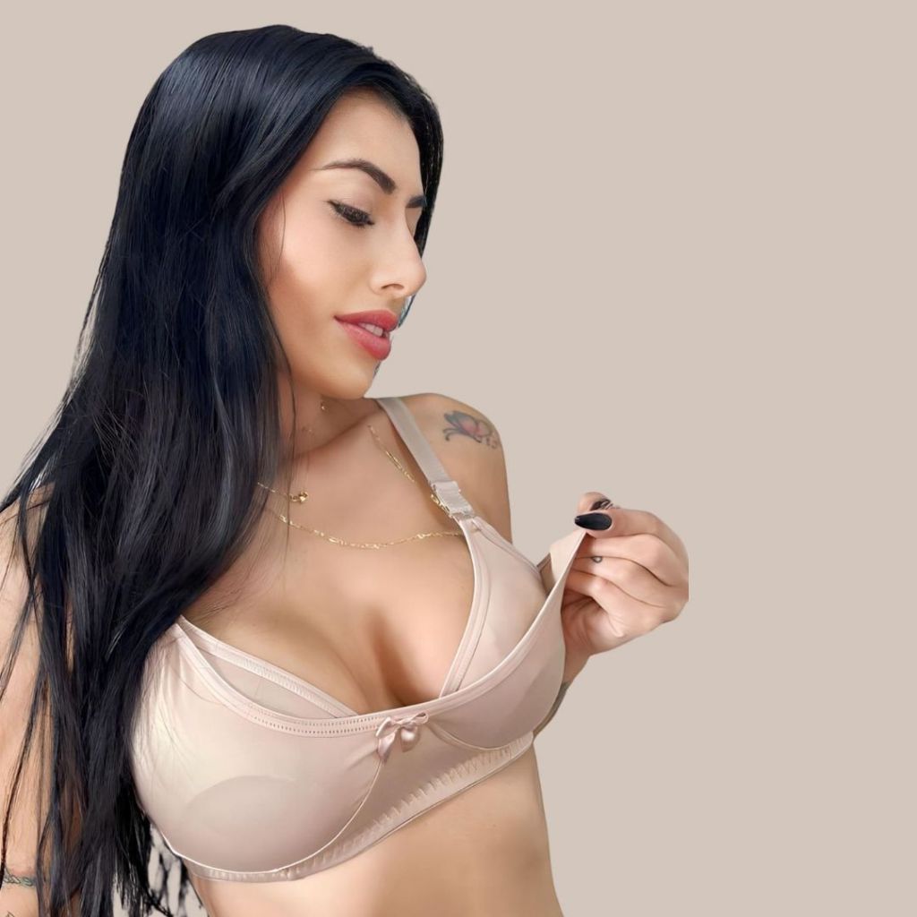 Sutiã Amamentação Alça Abre Fácil Reforçada MICROFIBRA Gestante Grávida. em Oferta na Shopee