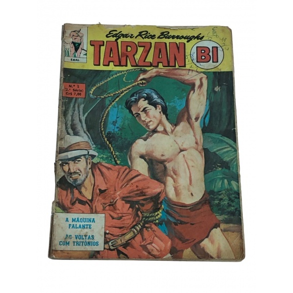 Hq Tarzan Edgar Rice Burroughs Nº1 Editora Ebal
