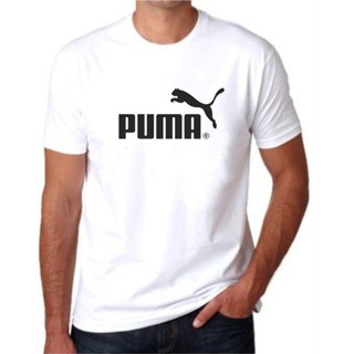 Camiseta Masculina Puma Casual Preta e Branca