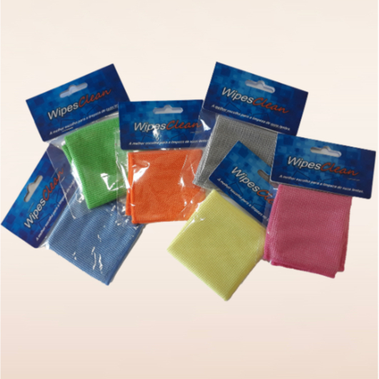 Imagem Lenço de Microfibra Flanela - Wipes Clean. P/ Óculos, Celular, Televisão... Diversas Cores.