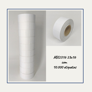 Etiqueta Para Etiquetadora MX2316 - 10 rolos (10.000) em Oferta na Shopee