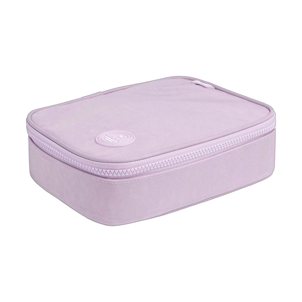 Estojo Box Escolar Lilás Tilibra em Oferta na Shopee