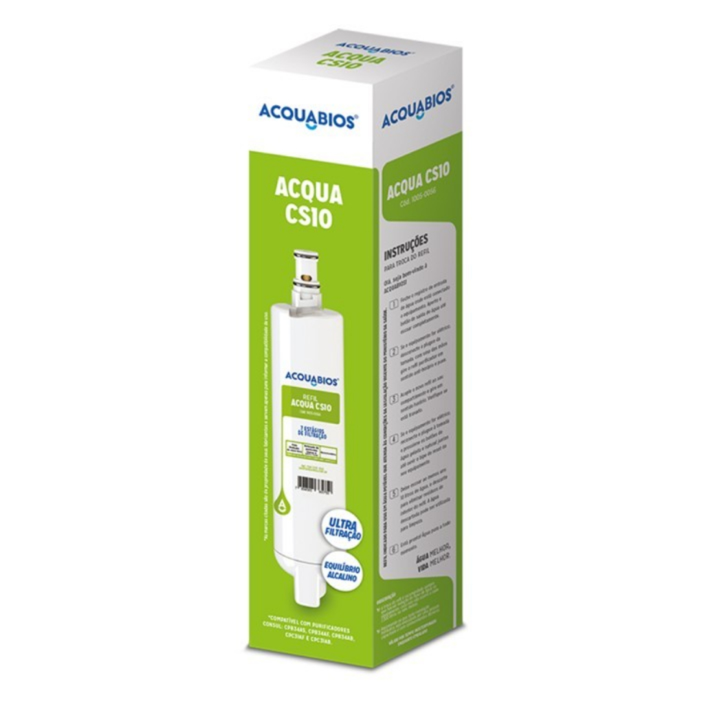 Refil Filtro Para Purificadores Consul Acqua Cs10 Acquabios