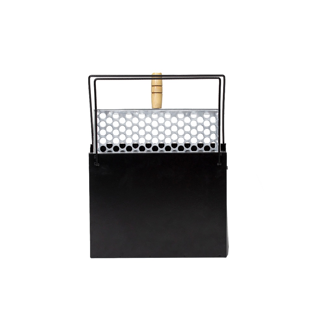 Churrasqueira de Aço Portátil Dobrável Tipo Maleta a Carvão Com Grelha Para Praia Pesca Camping