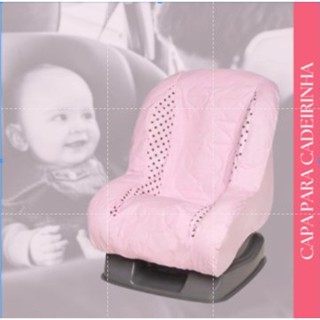 Capa para Cadeirinha de Carro de Bebê Menino Menina com Protetor de Cinto - 02 Peças