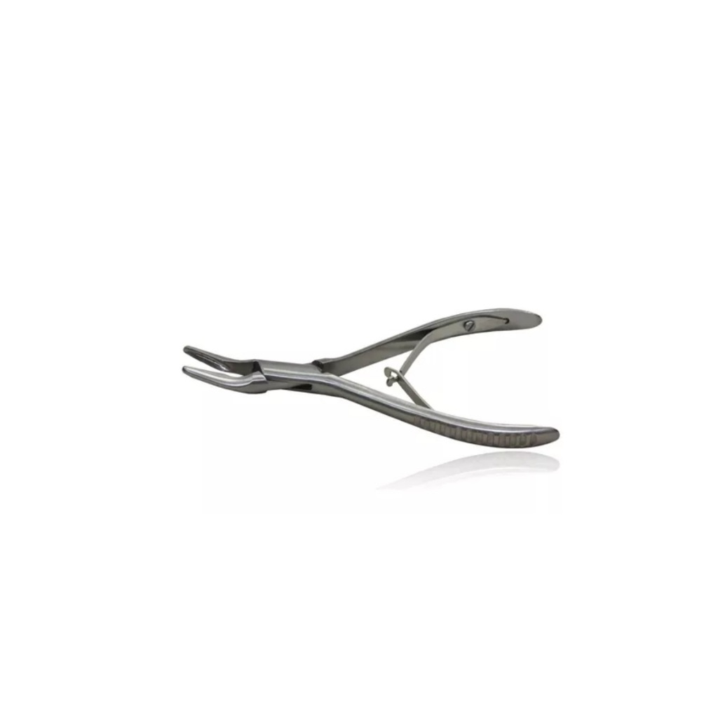 Pinça Goiva Luer Curva 16cm.
