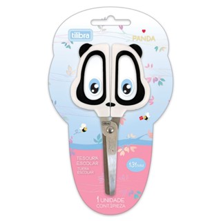 Tesoura Escolar 131mm Panda - TIlibra