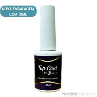 Top Coat Piu Bella 10ml Finalizador Unhas Alongamento