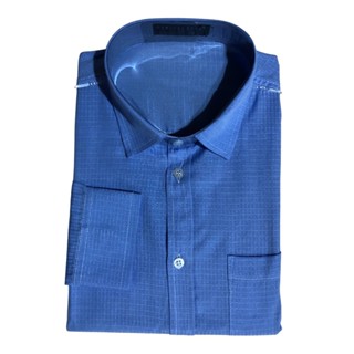 Camisa Social Manga Longa Masculina Classica Com Bolso Tecido Nobre Com Detalhes
