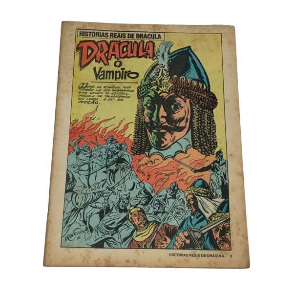 Hq Histórias Reais De Drácula O Vampiro Editora Bloch