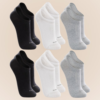 Kit De 6 Pares Meias Cano Invisível Lupo Sport Algodão Soquete Sapatilha Unissex
