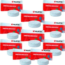 Wurth Limpa Para-brisa 10 Pastilhas Eco-W Efervescente Carro