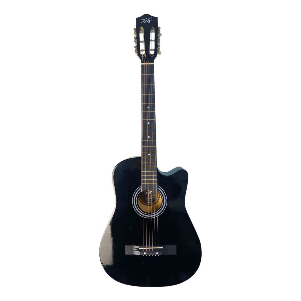 Violão Estudante Acustico Mxt Clássico Aço 38A-BKC Cutway Preto