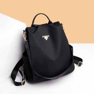 mochila feminina PRETA antifurto reforçada impermeável POABA