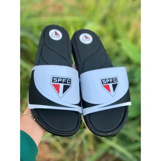Chinelo Do São Paulo Futebol Clube Tricolor Slide Confort