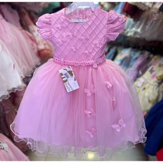 Vestido infantil Jardim encantado rosa bosque menina Bonita em Oferta na Shopee