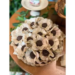 150 Forminhas Para Doce Fino Flor Camélia 3 Camadas Festa
