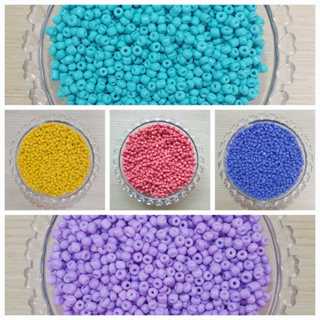 Miçanga Vidro 6/0 3x4mm Furo Passante em Oferta na Shopee