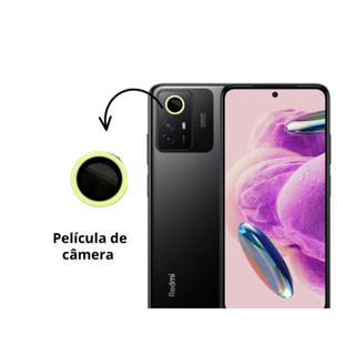 Película Câmera Traseira Xiaomi NEON Redmi Note 12S em Vidro 3D Anti-Impacto Protetora